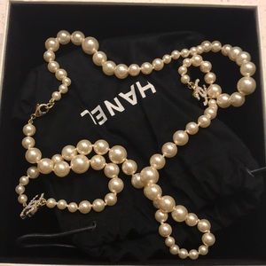 Authentic Chanel Pearl Necklace